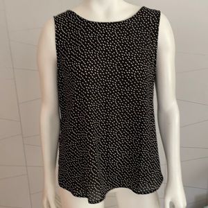 Ann Taylor LOFT Outlet black & white polka dot